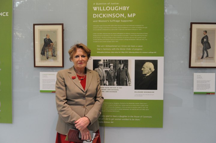 Baroness Jenkin, great-granddaughter of Willoughby Dickinson MP. © UK Parliament/Jessica Taylor