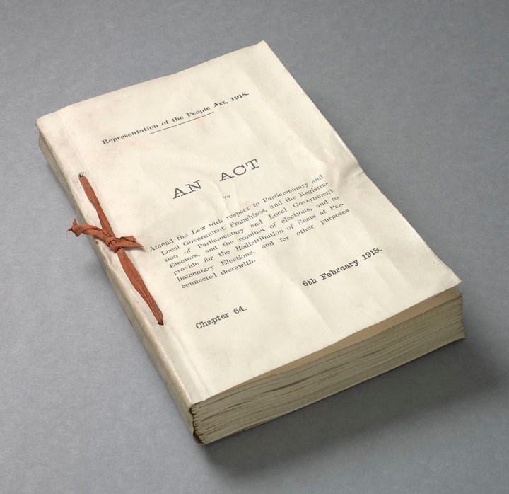 Representation of the People Act 1918. 