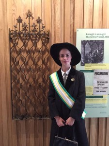 Education Centre display with Violet Tillard