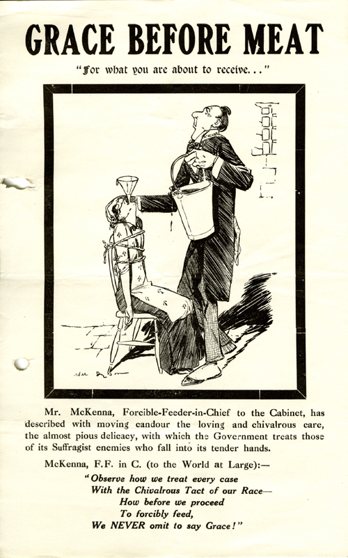 Grace Before Meat leaflet. Parliamentary Archives, HC/SA/SJ/10/12/46