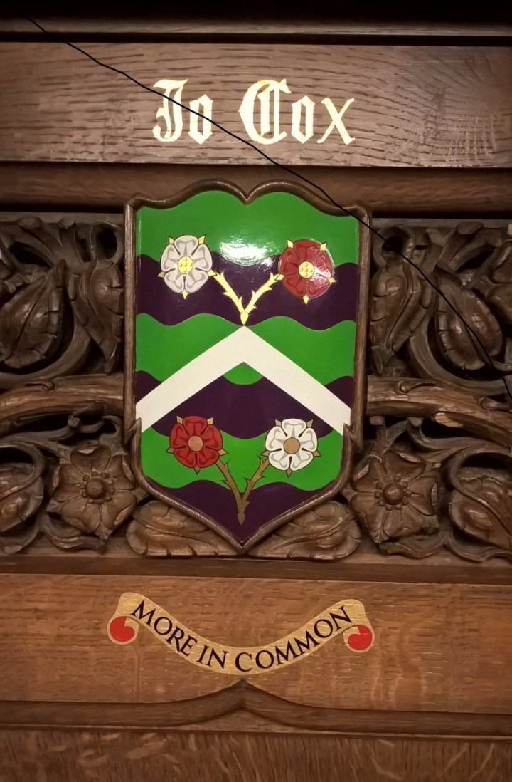 Jo Cox memorial, House of Commons. Courtesy of the Parliamentary Estates Directorate