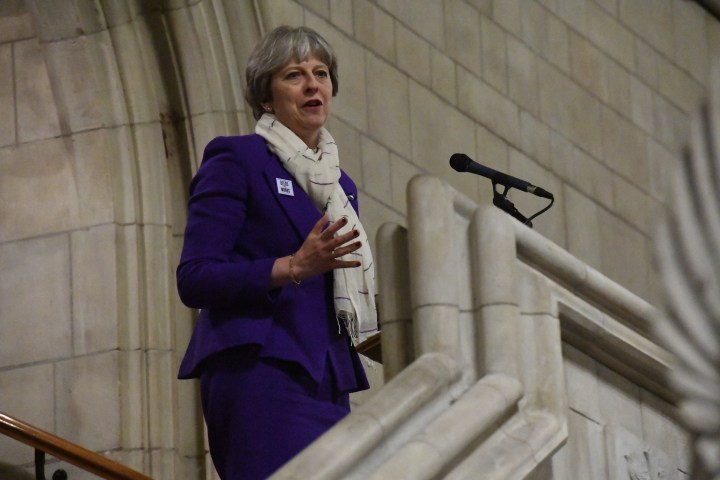 Prime Minister Theresa May speaking in Parliament, 6 February 2018. © UK Parliament/Jessica Taylor