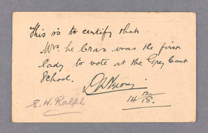 Parliamentary Archives, LCR/2/1 reverse