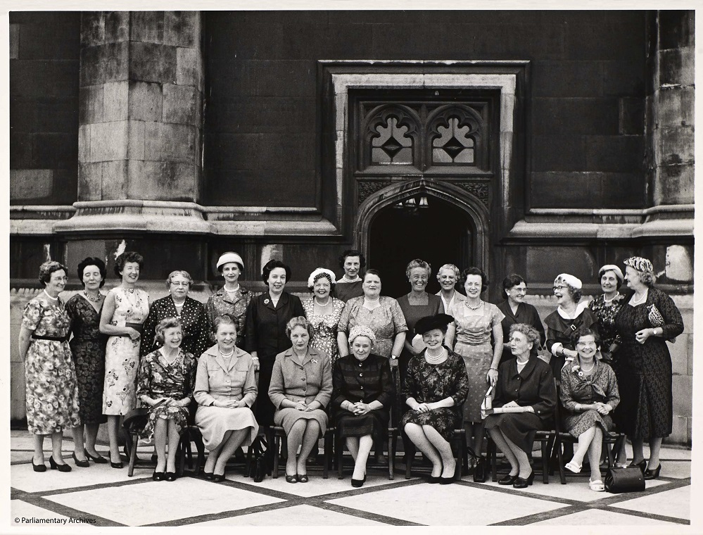 Women MPs, 1959. Parliamentary Archives, PUD/8/31