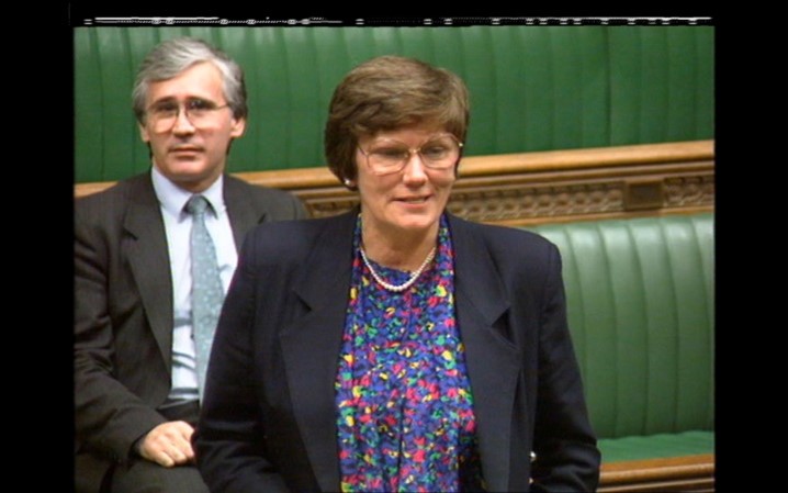 Ray Michie in the House of Commons chamber